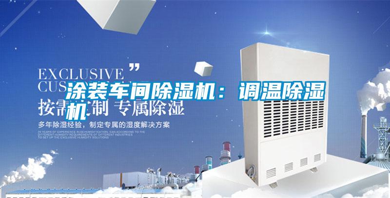 涂裝車間除濕機:調溫除濕機