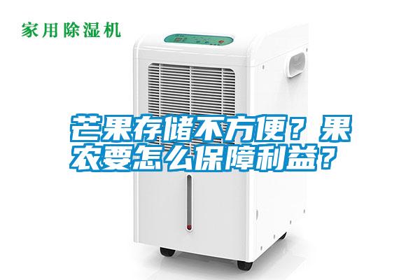 芒果存儲不方便？果農要怎么保障利益？