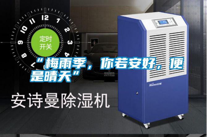 “梅雨季，你若安好，便是晴天”