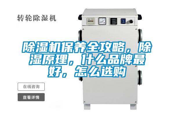 除濕機保養全攻略，除濕原理，什么品牌最好，怎么選購