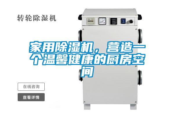 家用除濕機，營造一個溫馨健康的廚房空間