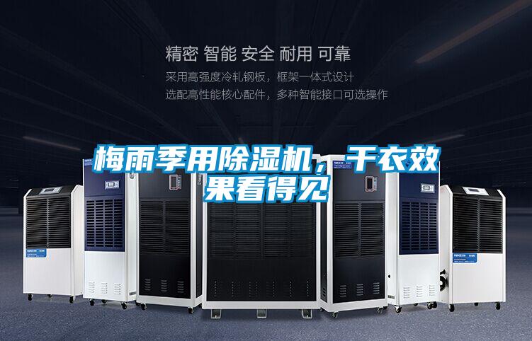 梅雨季用除濕機，干衣效果看得見