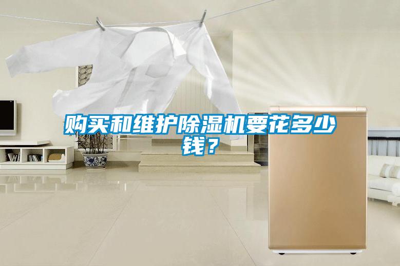 購買和維護除濕機要花多少錢?