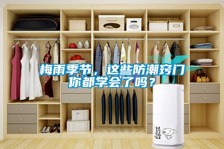 梅雨季節，這些防潮竅門你都學會了嗎？