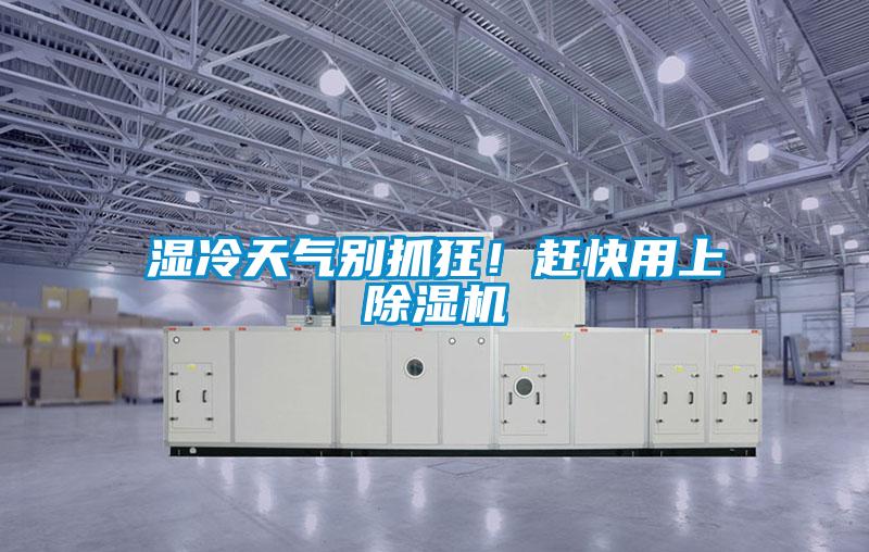 濕冷天氣別抓狂!趕快用上除濕機(jī)