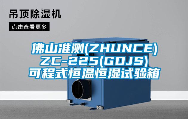 佛山準(zhǔn)測(ZHUNCE) ZC-225(GDJS) 可程式恒溫恒濕試驗(yàn)箱