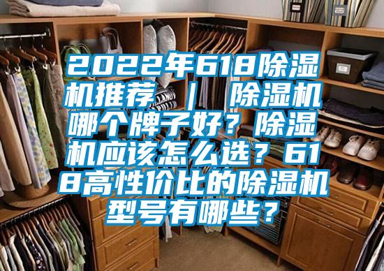 2022年618除濕機推薦 ｜ 除濕機哪個牌子好？除濕機應該怎么選？618高性價比的除濕機型號有哪些？