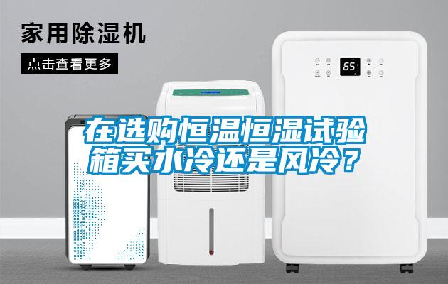在選購(gòu)恒溫恒濕試驗(yàn)箱買水冷還是風(fēng)冷？