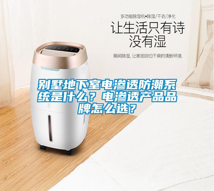 別墅地下室電滲透防潮系統是什么?電滲透產品品牌怎么選?