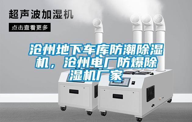 滄州地下車庫防潮除濕機，滄州電廠防爆除濕機廠家