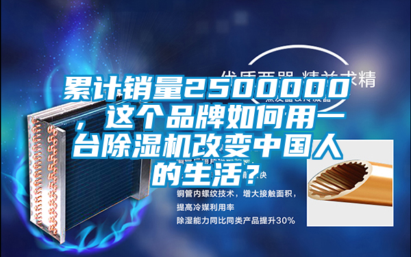 累計銷量2500000，這個品牌如何用一臺除濕機改變中國人的生活？