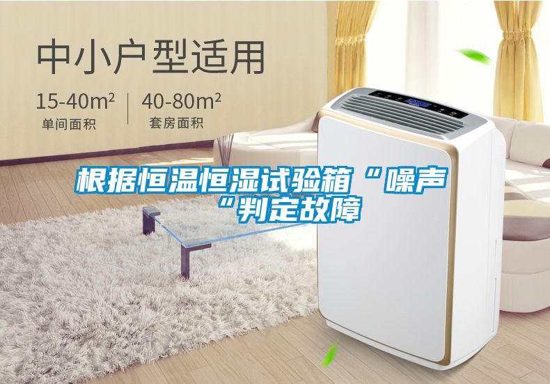 根據(jù)恒溫恒濕試驗箱“噪聲“判定故障