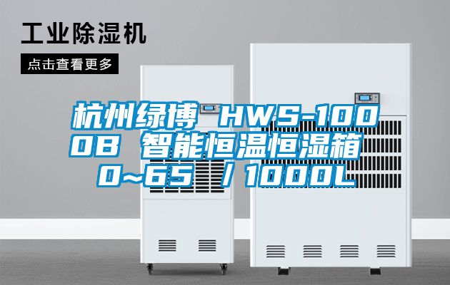 杭州綠博 HWS-1000B 智能恒溫恒濕箱 0~65℃/1000L